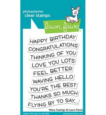 Timbri Lawn Fawn - Wavy...