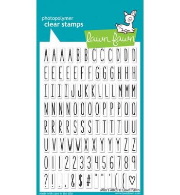 Timbri Lawn Fawn - Milo's ABCs