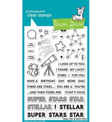 Timbri Lawn Fawn - Super star