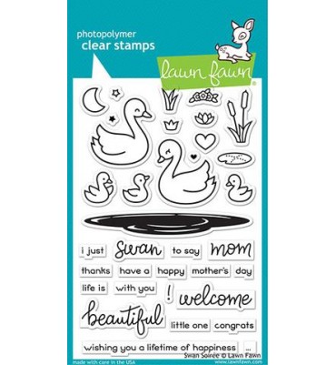 Timbri Lawn Fawn - Swan soiree